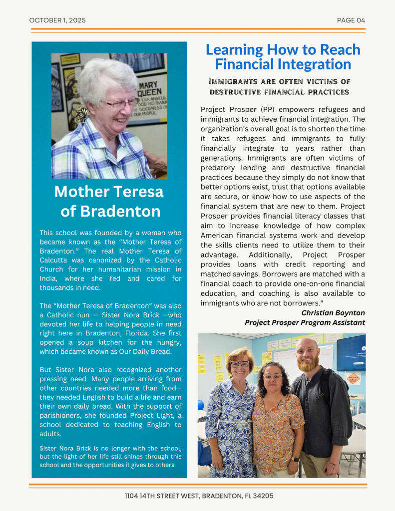 Newsletter - October 1, p4