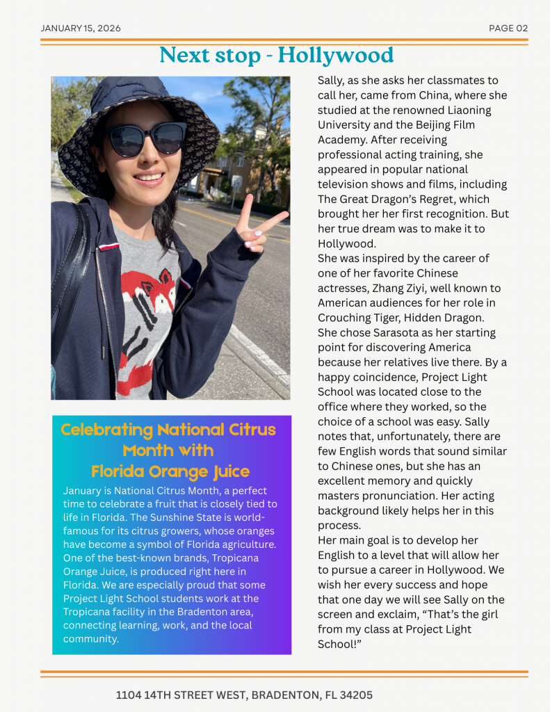 January 15, 2026 Newsletter, page 2