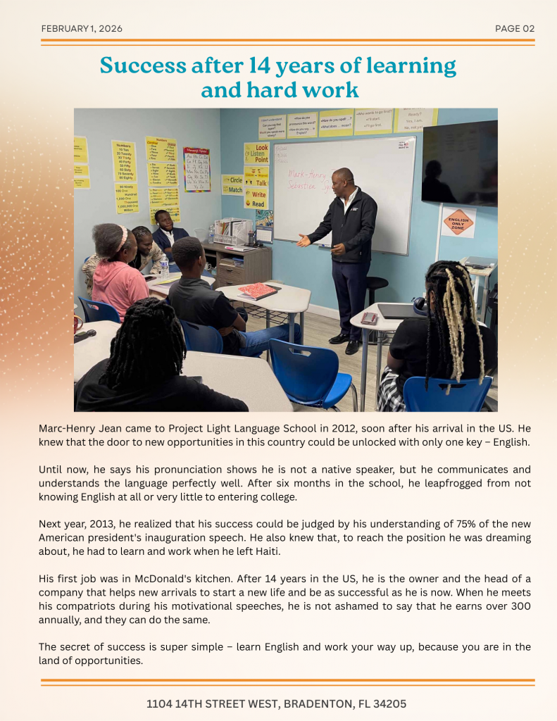 February 1, 2026 Newsletter, page 2