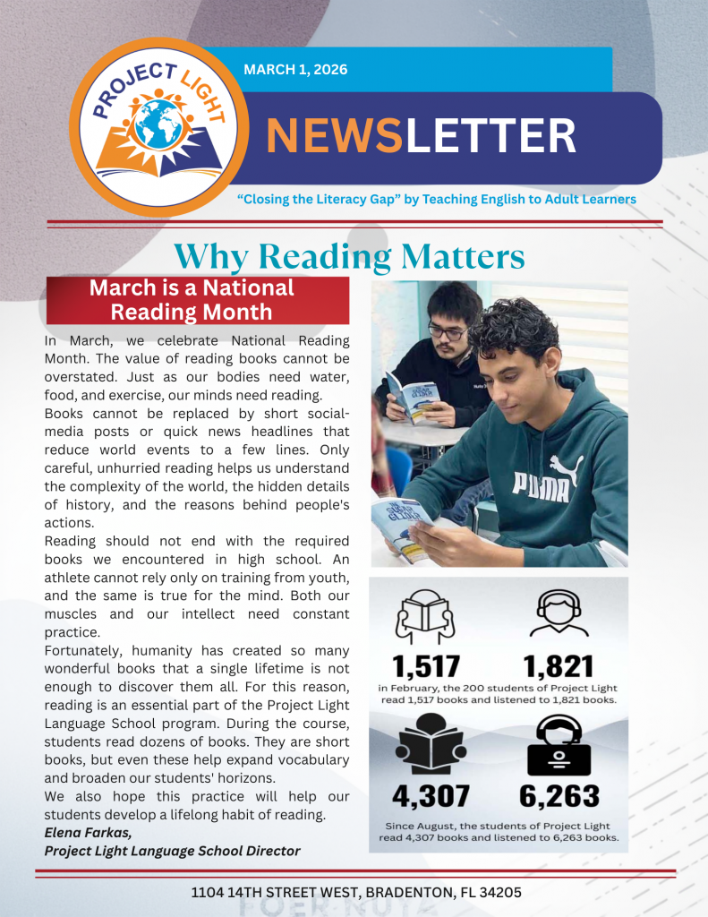 March 1, 2026 Newsletter, page 1