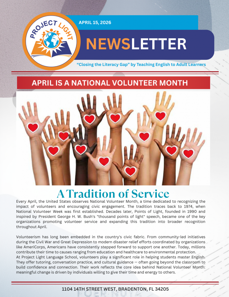 April 15, 2026 Newsletter, page 1