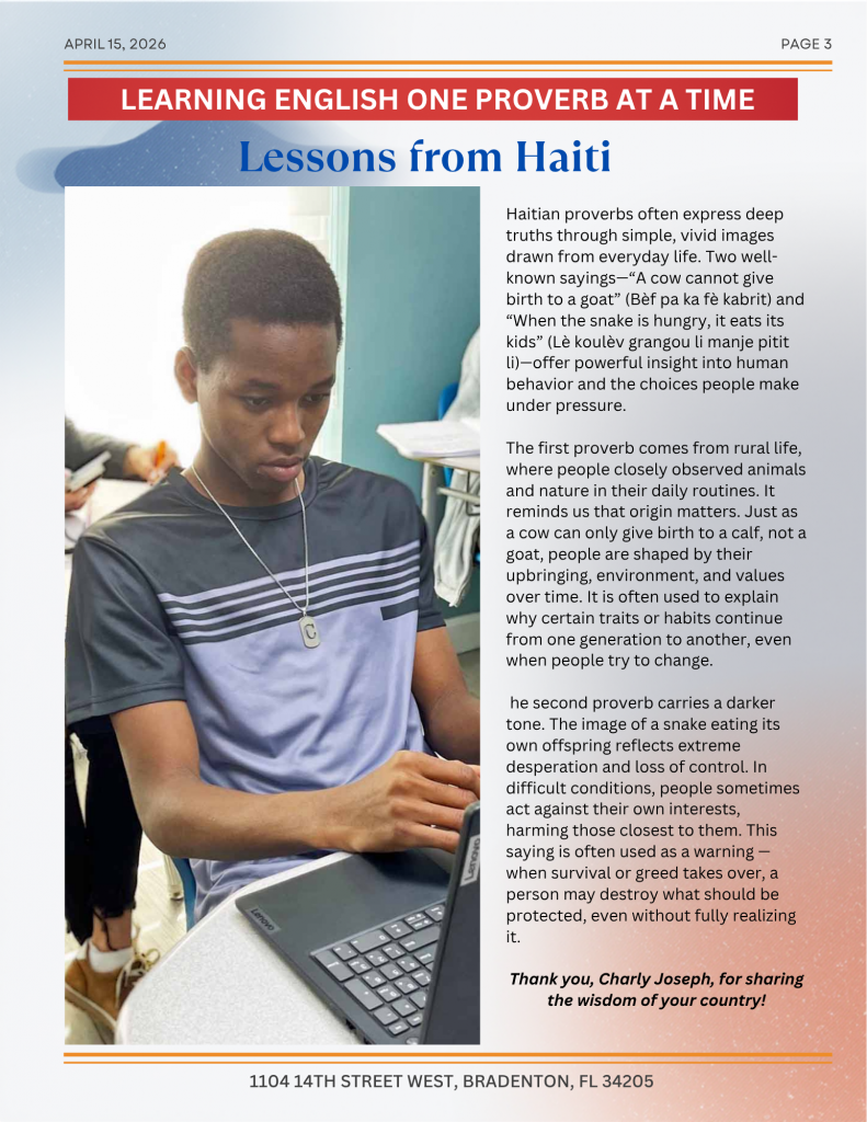 April 15, 2026 Newsletter, page 3