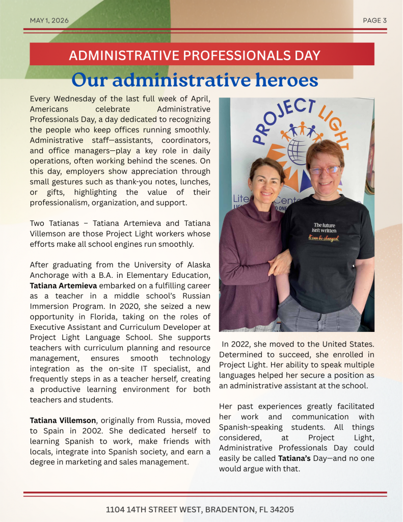 May 1, 2026 Newsletter, page 3