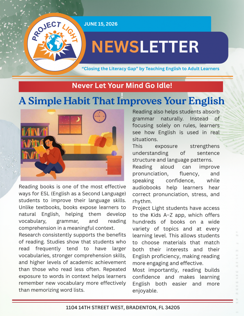June 15, 2026 Newsletter, page 1