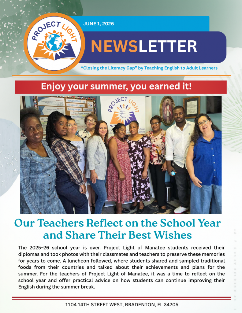 June 1, 2026 Newsletter, page 1